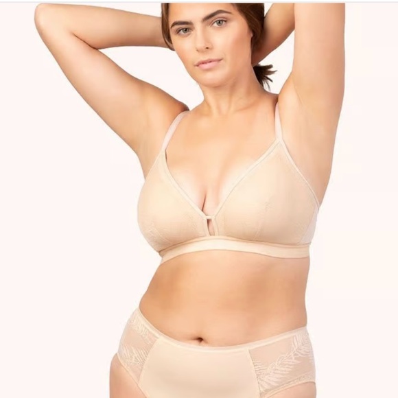 Lively Other - Lively Busty Bralette Size 1 Toasted Almond Beige Smooth Lace